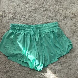 Flowy Mint Green Athletic Shorts